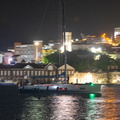 Yagiza finishes under the twinkly lights of Port Louis Marina Grenada