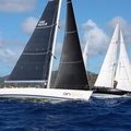 Farr 65 Spirit of Juno up against fellow IRC Two competitor Marie Tabarly's Pen Duick VI 