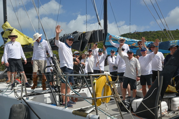 With crew including former RORC Commodore Steven Anderson, Green Dragon