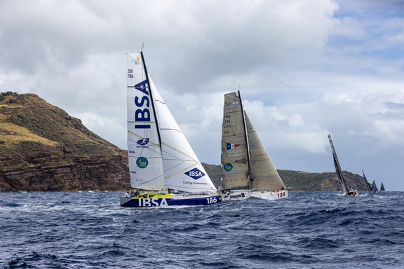 Class40s IBSA, sailed by Albi Bona and Olivier Delrieu's Vicitan 