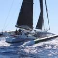 Rayon Vert, trimaran sailed by Oren Nataf