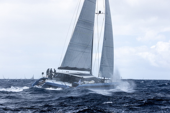 Tosca, Gunboar 68 skippered by Alex Thomson and Mikey Graves 