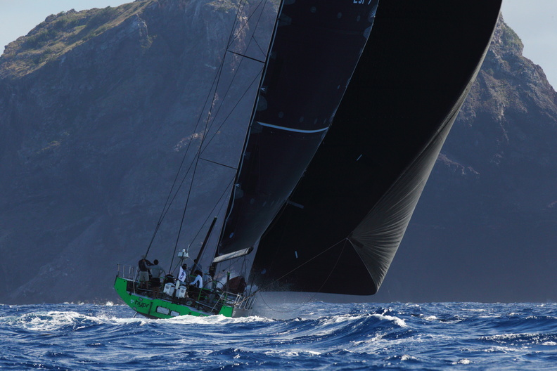 VO70 Hypr makes way to Redonda, owned by the Emerald Racing Team
