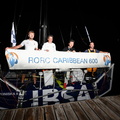 IBSA's crew pose with the race banner