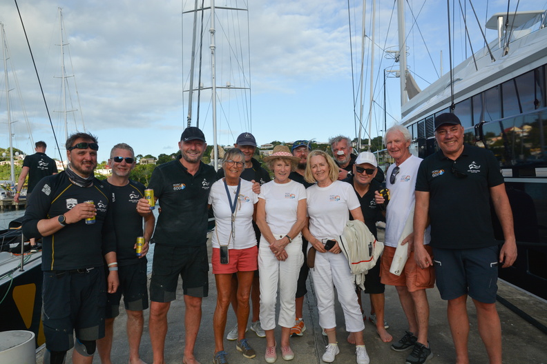 Ambersail 2 crew are welcomed by friends and family