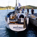 Hound arrives back in Antigua