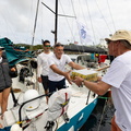 BHB's crew celebrate with beers on board