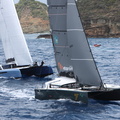 Tosca, Gunboat 68 sailed by Alex Thomson and Mikey Graves and MG5 sailed by Marc Guillemot 