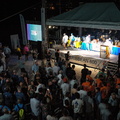 The Antigua Yacht Club grounds are packed at the start of the Prize-giving