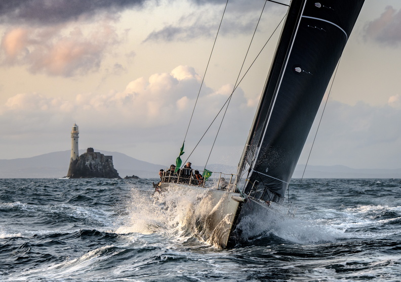 Jethou, Sail no: GBR74R, Class: IRC Zero, Owner: Sir Peter Ogden, Sailed by: Stuart Branson, Type: Mini Maxi