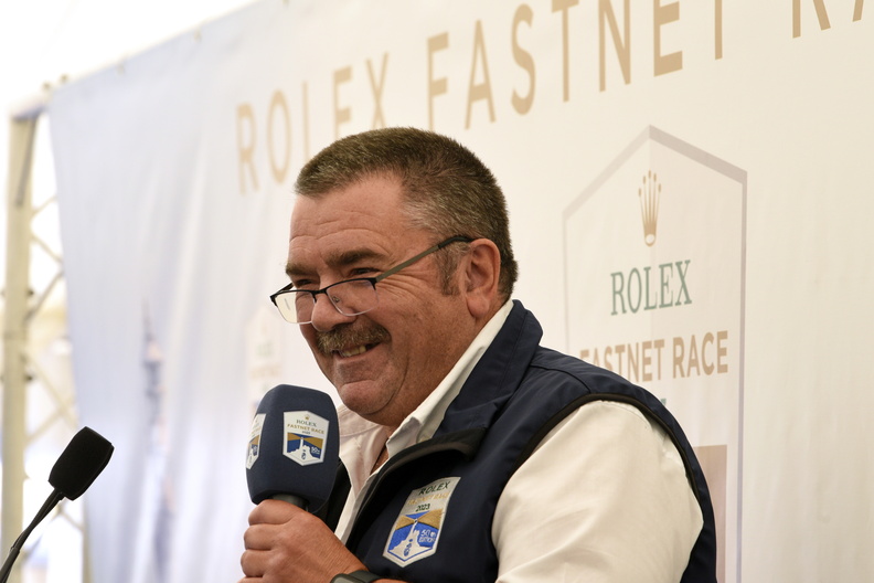 Rolex Fastnet Race 2023
21 July 2023 Press Conference and Skippers Briefing
Photo Rick Tomlinson
Steve Cole