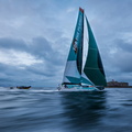 For the People, IMOCA skippered by Sam Goodchild finishes in Cherbourg-en-Cotentin