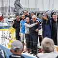 Pintia, J/133 sailed by father and daughter, Gilles Fournier and Corinne Migraine