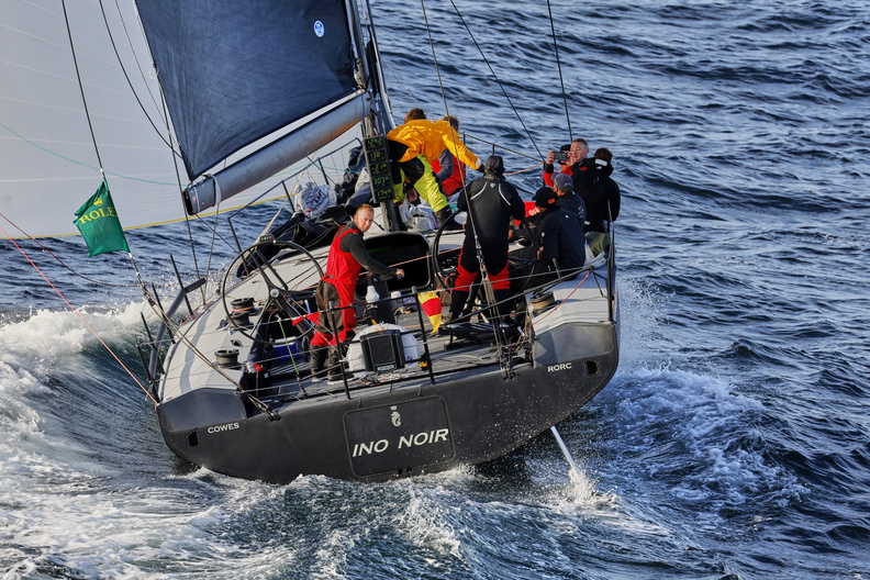 INO NOIR, Skipper: James Neville, Class: IRC Zero, Sail No: GBR2747R, LOA: "13, 7", Design: Carkeek 45, County/State: UK