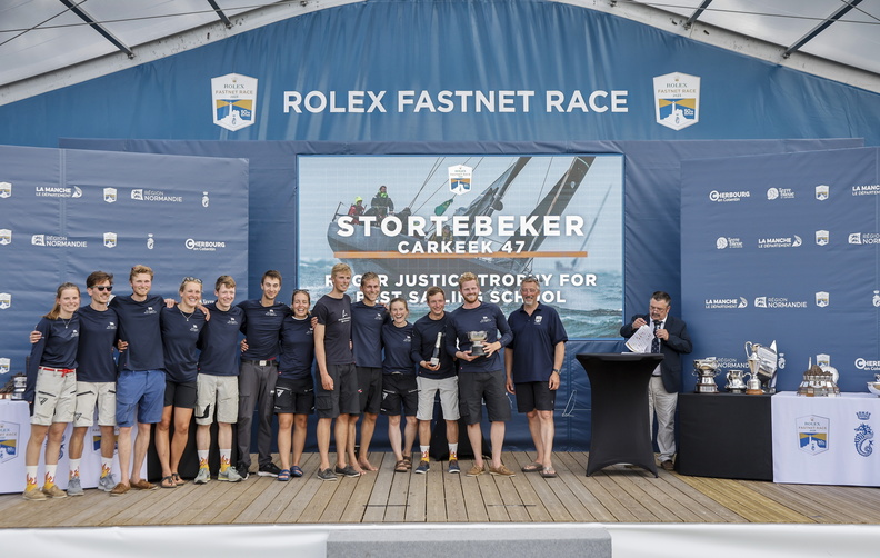 Stortebeker, the Carkeek 47 sailed by Hamburgischer Verein Seefahrt wins the prize for best Sailing School