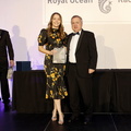 Commodore James Neville with Victoria Reynolds, the RORC Membership Secretary
