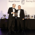 Ed Bell of Dawn Treader collect the Trenchemer Cup for first in IRC One