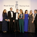 Susan Glenny and crew of Olympia's Tigress, winner of the David Fayle Memorial Trophy for Best Sailing School Yacht