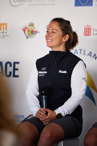 Alexia Barrier, skipper on board MOD70 Limosa