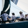 Foredeck crew rest on board the Marten 49, Moana