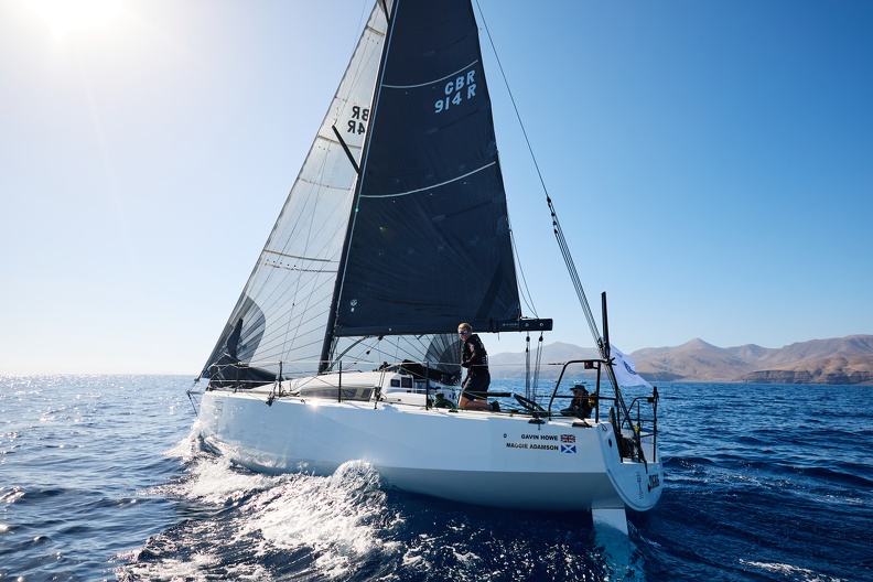 Tigris, JPK 1180 sailed doublehanded by Gavin Howe and Maggie Adamson