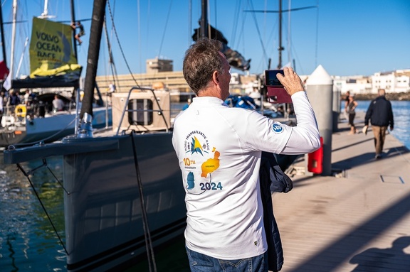 RORC CEO Jeremy Wilton soaks up the atmosphere