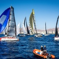 Spinnaker start with Sensation Class40 Extreme out front