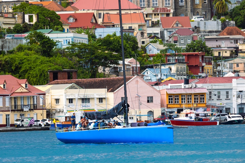 Warrior Won arrive in Port Louis Marina Grenada