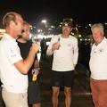Stefan Kunstmann and IMA Secretary General Andrew McIrvine celebrate with Sisi crew