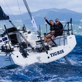 Tigris crosses the finish line off Grenada