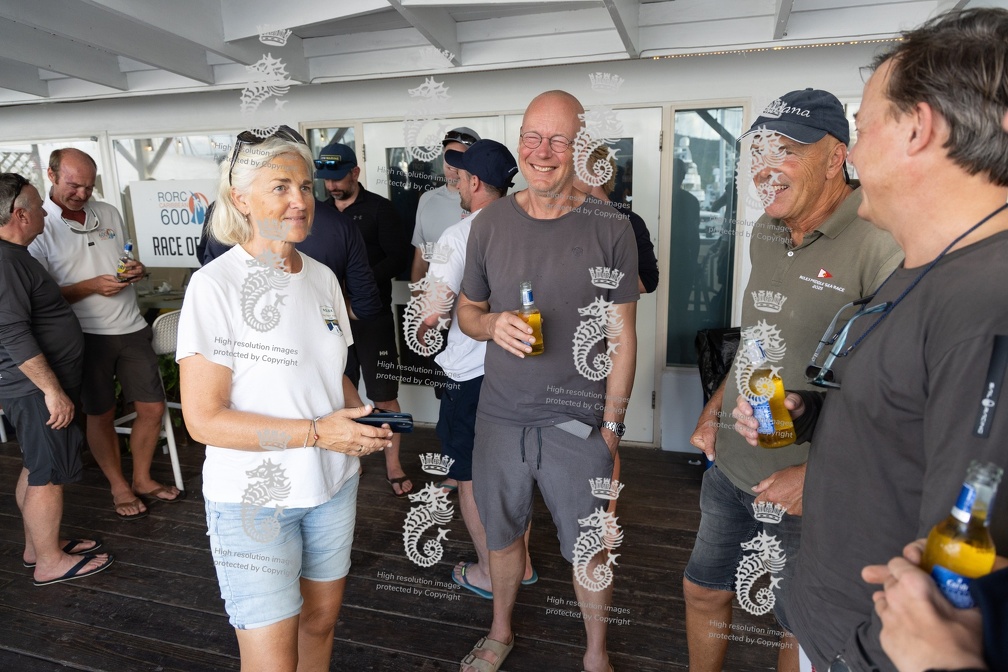 Moana crew enjoy the relaxed atmosphere of the prize-giving