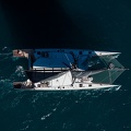 Allegra, custom catamaran owned by Adrian Keller and sailed by Paul Larsen