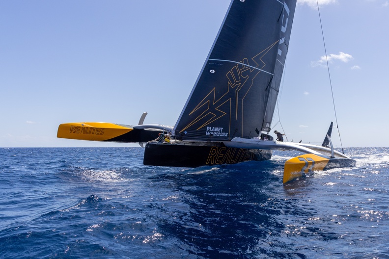 Planet-R, Ocean 50 sailed by Fabrice Cahierc
