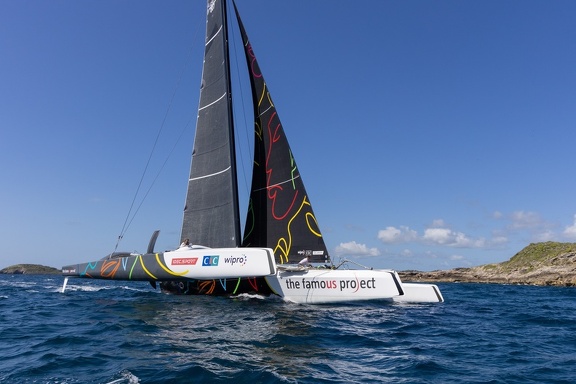 Limosa, the MOD70 sailed by Alexia Barrier with a predominantly female crew