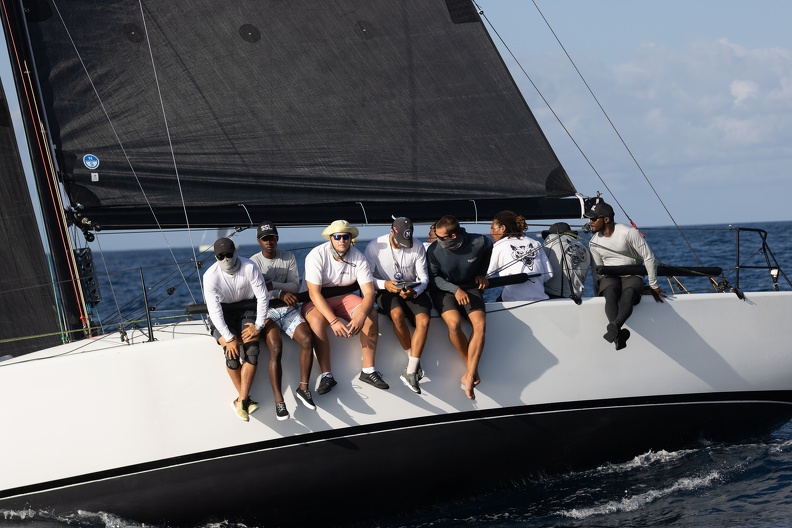 Hanging out on Warthog, Reichel/Pugh 37 sailed by Jules Mitchell