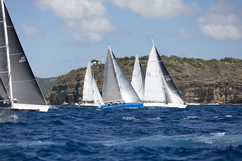 The fleet start for IRC One and Two