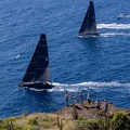 Ran, Carkeek 52 sailed by Niklas Zennstrom leads Wizard, Botin 52 owned by Peter and David Askew