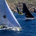 In foreground: Trim Control, Class40 sailed by Alexandre le Gallais