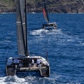 No Limit, Outremer 5x pursues fellow catamaran Allegra, 