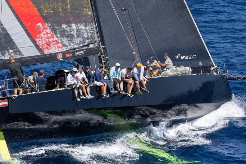 On the rail of Sisi, VO65 sailed by Ocean Racing under skipper Gerwin Jansen