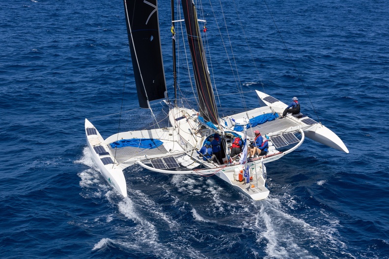 Oceans Tribute, multihull sailed by Guy Chester