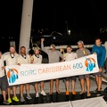 Argo pose with the race banner