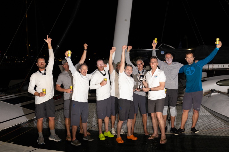 Argo crew celebrate their race