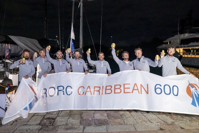 Cocody with the celebratory race banner