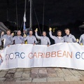 Cocody with the celebratory race banner