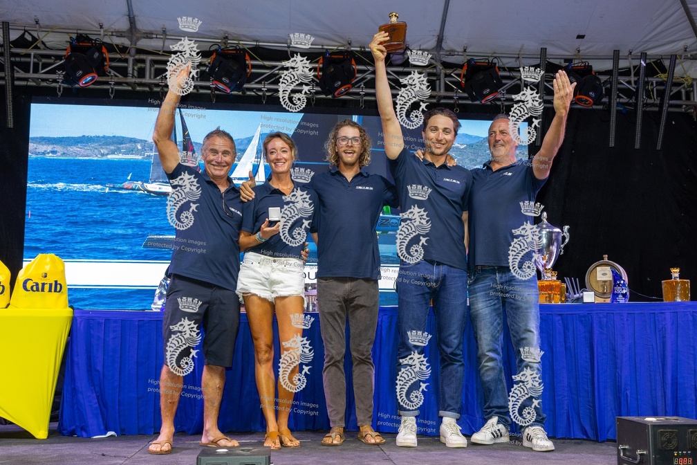 Zoulou, Erik Maris-skippered MOD70 finished second in the Multihull class