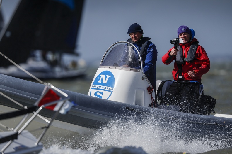 Ian Walker,North sails coaching during the RORC Easter challenge
